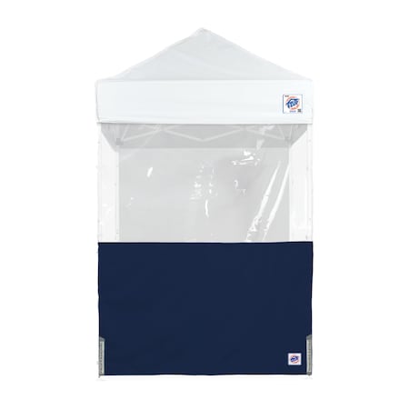 E-Z Up TAA Compliant Panorama Sidewall, 5' W, 5' H, Navy Blue SW3P5TCNB